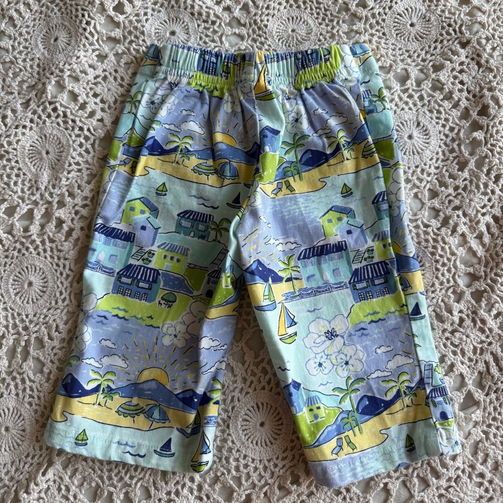 Vintage Gymboree Beach Print Pant - Picture 3 of 3
